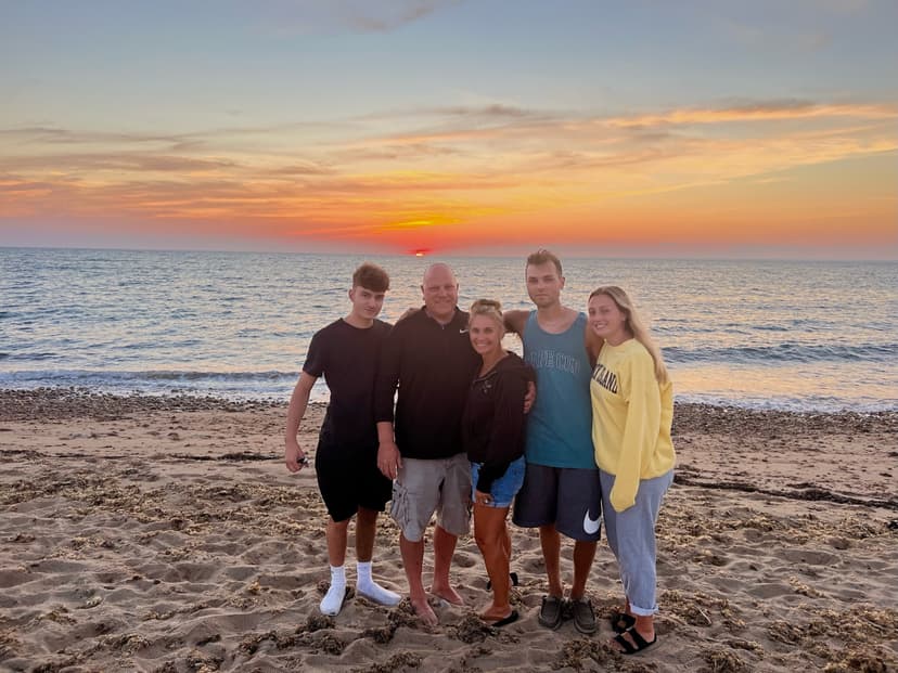 Matt with friends